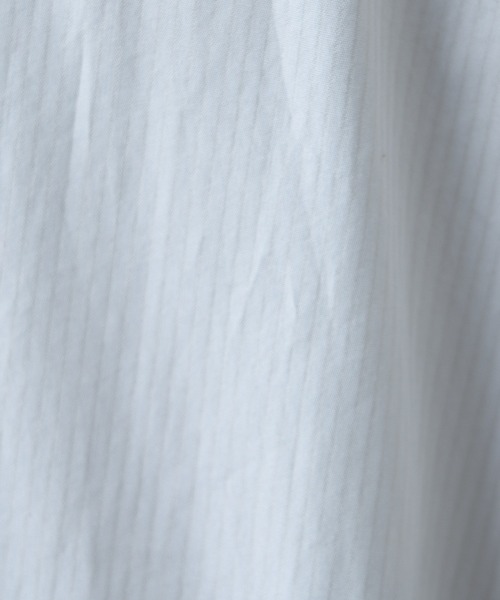 CIAOPANIC TYPY（チャオパニックティピー）の「針抜きストライプレギュラーカラーシャツ（シャツ/ブラウス・メンズ・カーキ/ブラウン/ブルー/グレー・LARGE/MEDIUM）」の15枚目の写真