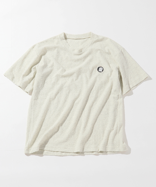 JOURNAL STANDARD relume(ジャーナルスタンダード レリューム)の「イノウエバッジ店 別注 花道企み刺繍 パイルTシャツ(Tシャツ/カットソー・メンズ・チャコールグレー/アイボリー/ブラック/ホワイト・MEDIUM/LARGE)」の6枚目の写真
