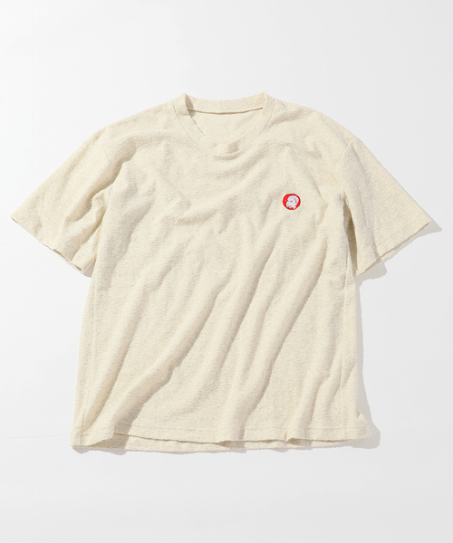 JOURNAL STANDARD relume(ジャーナルスタンダード レリューム)の「イノウエバッジ店 別注 花道企み刺繍 パイルTシャツ(Tシャツ/カットソー・メンズ・チャコールグレー/アイボリー/ブラック/ホワイト・MEDIUM/LARGE)」の13枚目の写真