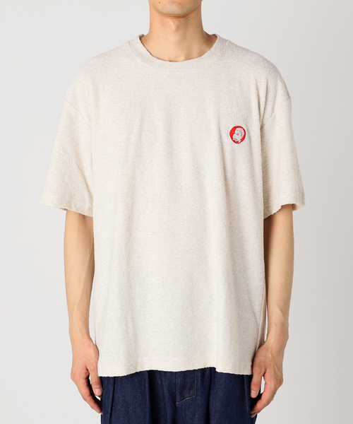 JOURNAL STANDARD relume(ジャーナルスタンダード レリューム)の「イノウエバッジ店 別注 花道企み刺繍 パイルTシャツ(Tシャツ/カットソー・メンズ・チャコールグレー/アイボリー/ブラック/ホワイト・MEDIUM/LARGE)」の14枚目の写真