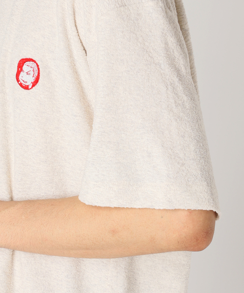 JOURNAL STANDARD relume(ジャーナルスタンダード レリューム)の「イノウエバッジ店 別注 花道企み刺繍 パイルTシャツ(Tシャツ/カットソー・メンズ・チャコールグレー/アイボリー/ブラック/ホワイト・MEDIUM/LARGE)」の20枚目の写真
