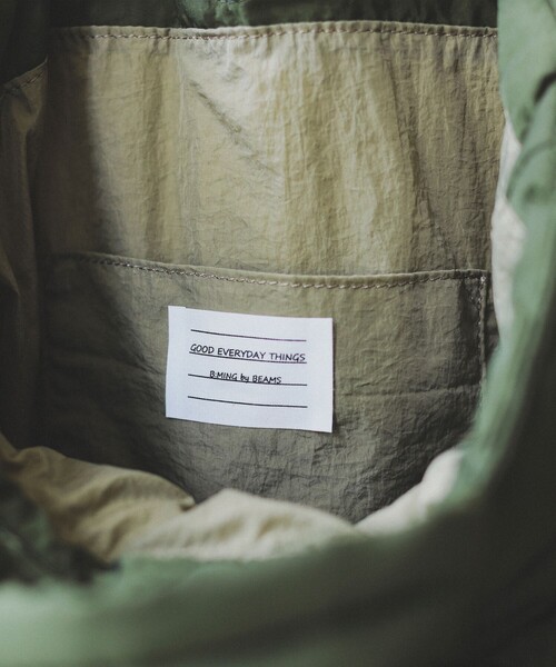 B:MING by BEAMS（ビーミングバイビームス）の「キルト トート バッグ（トートバッグ・メンズ・ブラック/オリーブ/ネイビー・ONE SIZE）」の5枚目の写真