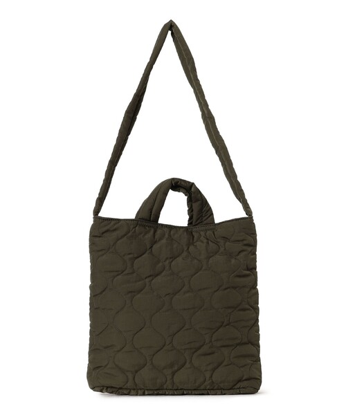 B:MING by BEAMS（ビーミングバイビームス）の「キルト トート バッグ（トートバッグ・メンズ・ブラック/オリーブ/ネイビー・ONE SIZE）」の11枚目の写真