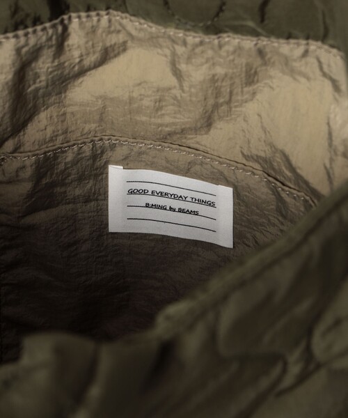 B:MING by BEAMS（ビーミングバイビームス）の「キルト トート バッグ（トートバッグ・メンズ・ブラック/オリーブ/ネイビー・ONE SIZE）」の14枚目の写真