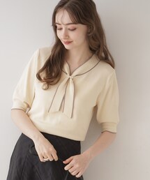 ◆【上品なアクセントをプラス】配色フェイクパールタイ