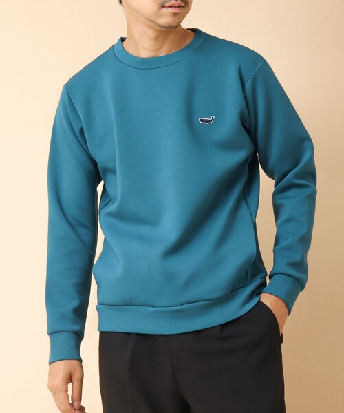 NOLLEY’S（ノーリーズ）の「ダブルエアー クジラ クルーネックプルオーバー 24AW（スウェット・メンズ・グレイッシュブルー/グレー/ブラック系その他/ネイビー・S/M/L）」の11枚目の写真