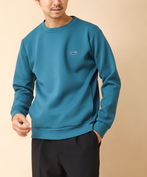 NOLLEY’S（ノーリーズ）の「ダブルエアー クジラ クルーネックプルオーバー 24AW（スウェット・メンズ・グレイッシュブルー/グレー/ブラック系その他/ネイビー・S/M/L）」の13枚目の写真