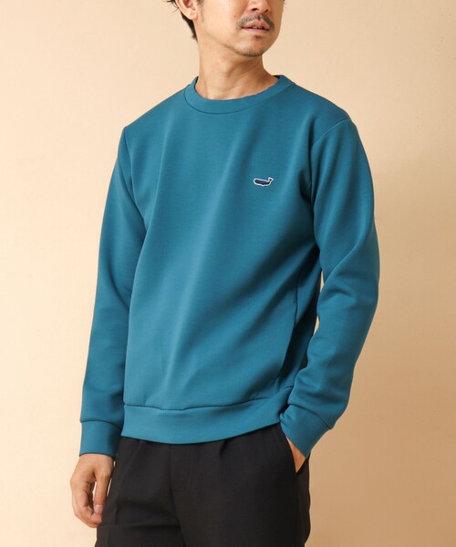 NOLLEY’S（ノーリーズ）の「ダブルエアー クジラ クルーネックプルオーバー 24AW（スウェット・メンズ・グレイッシュブルー/グレー/ブラック系その他/ネイビー・S/M/L）」の15枚目の写真