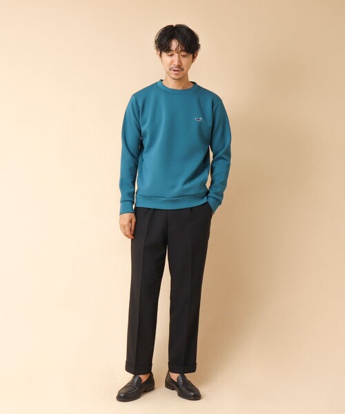 NOLLEY’S（ノーリーズ）の「ダブルエアー クジラ クルーネックプルオーバー 24AW（スウェット・メンズ・グレイッシュブルー/グレー/ブラック系その他/ネイビー・S/M/L）」の22枚目の写真