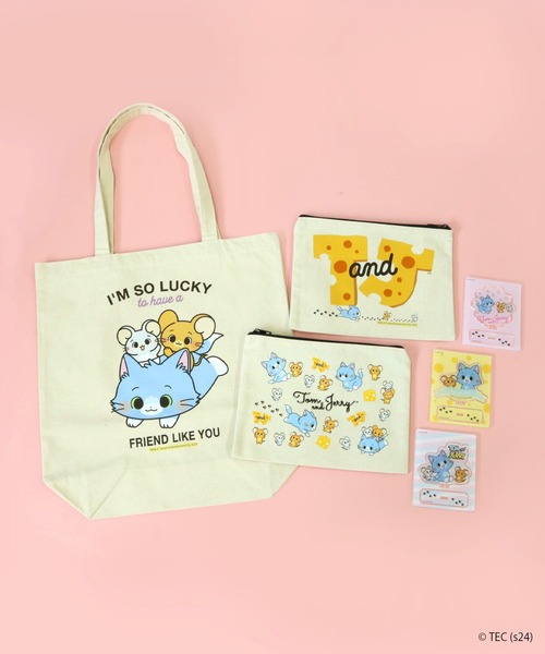 Tom＆Jerry（トムアンドジェリー）の「【公式】トムとジェリー　とむとじぇりーごっこ　トートバッグ（トートバッグ・レディース・A/B・FREE）」の4枚目の写真