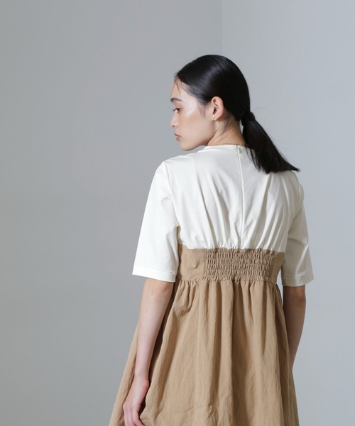 【セール】ビスチェコンビギャザートップス（Tシャツ/カットソー）｜nano･universe（ナノユニバース）