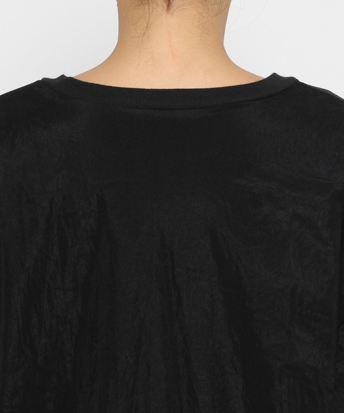 LOWRYS FARM(ローリーズファーム)の「チュールカサネロゴTSS 144619(Tシャツ/カットソー・レディース・グレー/チャコールグレー/ホワイト・FREE)」の16枚目の写真