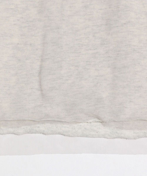 LOWRYS FARM(ローリーズファーム)の「チュールカサネロゴTSS 144619(Tシャツ/カットソー・レディース・グレー/チャコールグレー/ホワイト・FREE)」の12枚目の写真
