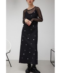 AZUL by moussy | MARY QUANT×AZUL　総柄キャミワンピース(ワンピース)