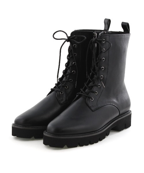 HIMIKO（ヒミコ）の「【Made in Japan】【撥水】レースアップトラックソールブーツ/641410（ブーツ・レディース・ブラック/ダークブラウン/アイボリー・22.5cm/23.5cm/24.5cm/25.5cm/23.0cm/24.0cm/25.0cm/26.0cm/21.5cm/22.0cm/26.5cm）」の20枚目の写真