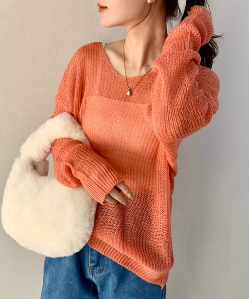 大人かわいい服 ふわもこニット セットアップ セットアップ|大人