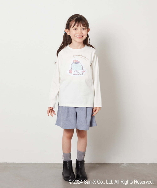 a.v.v（アーヴェヴェ）の「[100-140]【すみっコぐらし】リバーシブルスパンコール長袖Ｔシャツ（Tシャツ/カットソー・キッズ・ホワイト/ライトピンク・140/130/120/100/110）」の10枚目の写真