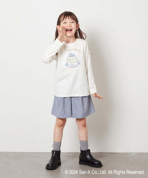 a.v.v（アーヴェヴェ）の「[100-140]【すみっコぐらし】リバーシブルスパンコール長袖Ｔシャツ（Tシャツ/カットソー・キッズ・ホワイト/ライトピンク・140/130/120/100/110）」の13枚目の写真