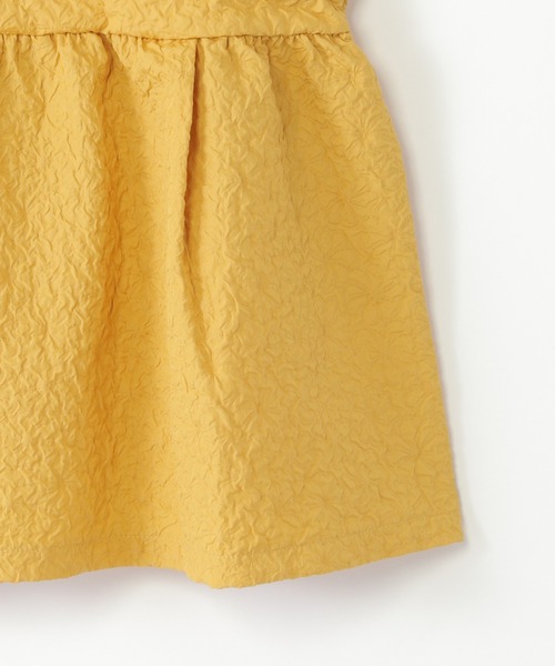 ikka（イッカ）の「ふくれジャガードキャミドッキング長袖プルオーバー（120~160cm）（Tシャツ/カットソー・キッズ・マスタード/ベージュ/ブラック・120/130/140/150/160）」の10枚目の写真