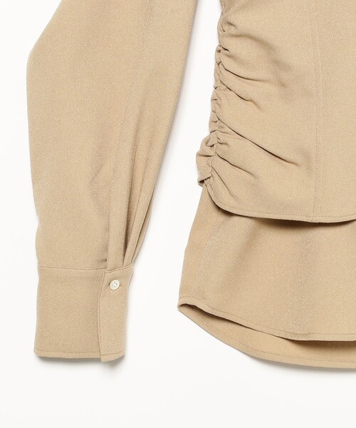 Ray BEAMS（レイビームス）の「RBS / キャミ レイヤード シャツ（シャツ/ブラウス・レディース・ベージュ/オフホワイト・ONE SIZE）」の18枚目の写真