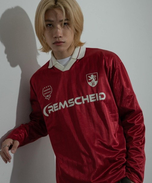SENSE OF PLACE by URBAN RESEARCH（センスオブプレイスバイアーバンリサーチ）の「Football Game Long-Sleeve T-shirts（Tシャツ/カットソー・メンズ・ブラック/ネイビー/レッド・MEDIUM/LARGE）」の5枚目の写真