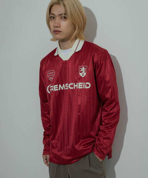 SENSE OF PLACE by URBAN RESEARCH（センスオブプレイスバイアーバンリサーチ）の「Football Game Long-Sleeve T-shirts（Tシャツ/カットソー・メンズ・ブラック/ネイビー/レッド・MEDIUM/LARGE）」の6枚目の写真
