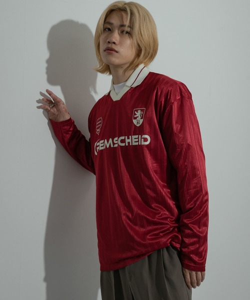 SENSE OF PLACE by URBAN RESEARCH（センスオブプレイスバイアーバンリサーチ）の「Football Game Long-Sleeve T-shirts（Tシャツ/カットソー・メンズ・ブラック/ネイビー/レッド・MEDIUM/LARGE）」の7枚目の写真