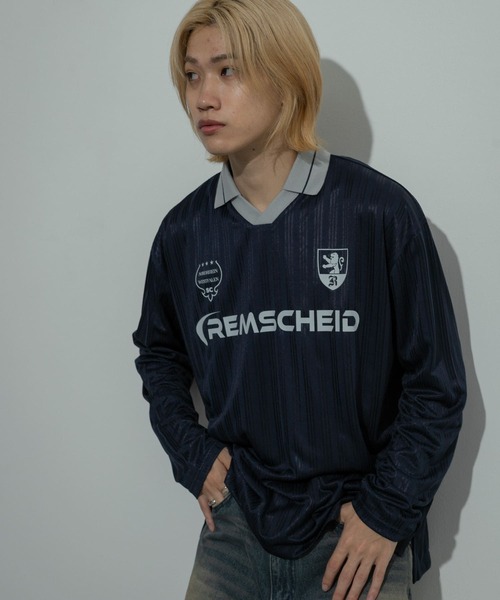 SENSE OF PLACE by URBAN RESEARCH（センスオブプレイスバイアーバンリサーチ）の「Football Game Long-Sleeve T-shirts（Tシャツ/カットソー・メンズ・ブラック/ネイビー/レッド・MEDIUM/LARGE）」の15枚目の写真