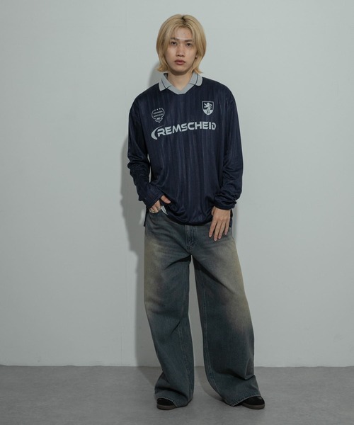 SENSE OF PLACE by URBAN RESEARCH（センスオブプレイスバイアーバンリサーチ）の「Football Game Long-Sleeve T-shirts（Tシャツ/カットソー・メンズ・ブラック/ネイビー/レッド・MEDIUM/LARGE）」の18枚目の写真