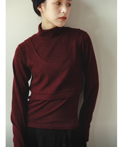 【セール】AGAWD レイヤードビスチェカットソー（Tシャツ/カットソー）｜AgAwd（アガウド）