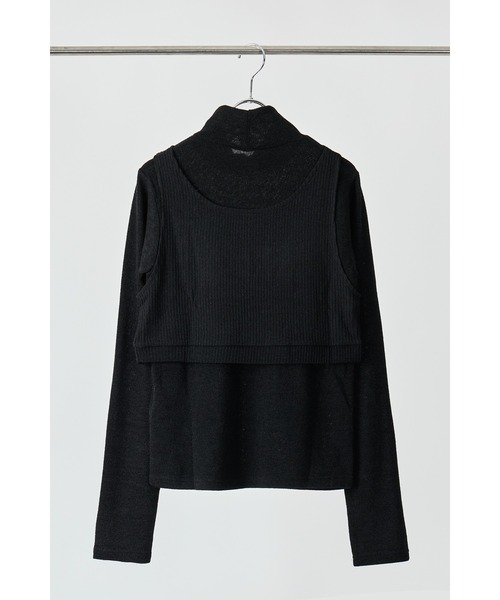 AGAWD（アガウド）の「AGAWD レイヤードビスチェカットソー（Tシャツ/カットソー・レディース・ボルドー/グレー/ブラック・FREE）」の17枚目の写真