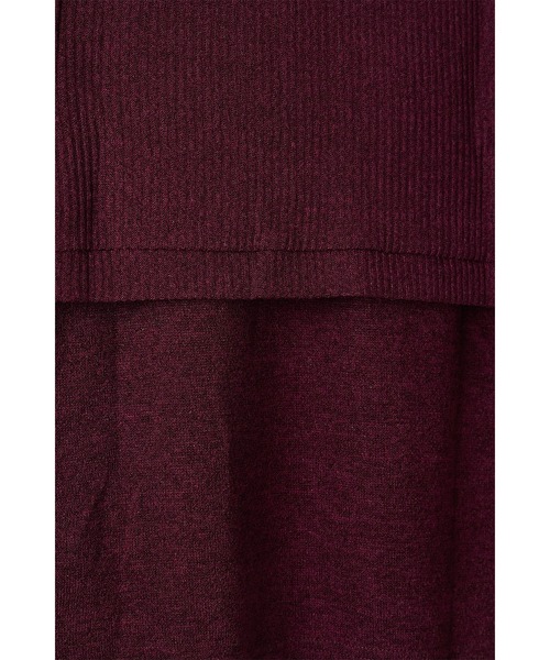 AGAWD（アガウド）の「AGAWD レイヤードビスチェカットソー（Tシャツ/カットソー・レディース・ボルドー/グレー/ブラック・FREE）」の22枚目の写真