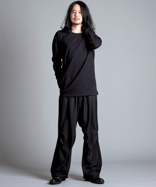 NO ID.(ノーアイディ)の「【NO ID.】Changing Cut-Off Crew Neck Long T-Shirt / チェンジング カットオフ クルーネック ロンT(Tシャツ/カットソー・メンズ・ホワイト/グレー/ブラック・1/2)」の10枚目の写真