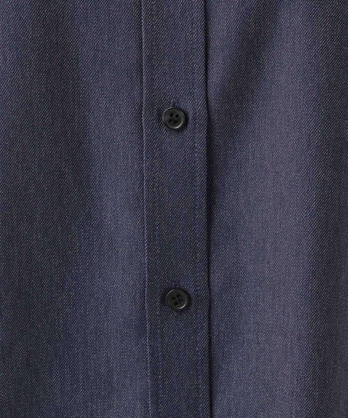 Elura（エルーラ）の「大人デニムシャツ/141000（シャツ/ブラウス・レディース・ネイビー・MEDIUM/LARGE）」の12枚目の写真