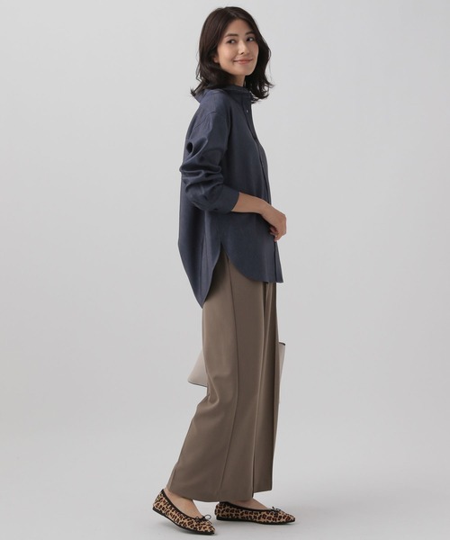 Elura（エルーラ）の「大人デニムシャツ/141000（シャツ/ブラウス・レディース・ネイビー・MEDIUM/LARGE）」の4枚目の写真