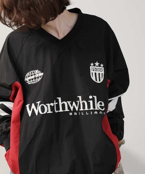 SUGGESTION(サジェッション)の「SUGGESTION/サジェッション ナイロンプルオーバー(Tシャツ/カットソー・メンズ・ブラック/ネイビー/ホワイト・M/L)」の12枚目の写真