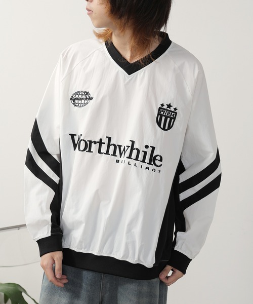SUGGESTION(サジェッション)の「SUGGESTION/サジェッション ナイロンプルオーバー(Tシャツ/カットソー・メンズ・ブラック/ネイビー/ホワイト・M/L)」の8枚目の写真