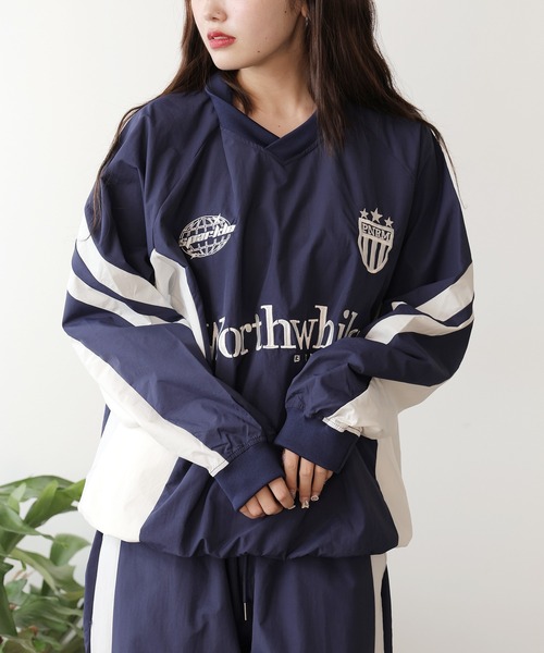 SUGGESTION(サジェッション)の「SUGGESTION/サジェッション ナイロンプルオーバー(Tシャツ/カットソー・メンズ・ブラック/ネイビー/ホワイト・M/L)」の20枚目の写真