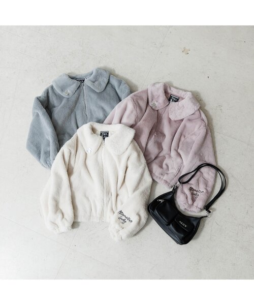 algy（アルジー）の「2ポケットショルダーBAG（ショルダーバッグ・キッズ・ピンク/ブラック/シルバー・FREE）」の11枚目の写真