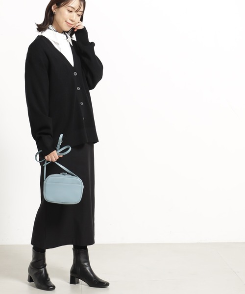 FOUND GOOD(ファウンドグッド)の「コンフォートミドルニットCD(カーディガン/ボレロ・レディース・ホワイト系5/ブラック/ベージュ/レッド系8/ブルー系5/グリーン系2・M/L)」の20枚目の写真