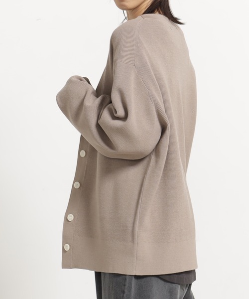 FOUND GOOD(ファウンドグッド)の「コンフォートミドルニットCD(カーディガン/ボレロ・レディース・ホワイト系5/ブラック/ベージュ/レッド系8/ブルー系5/グリーン系2・M/L)」の22枚目の写真