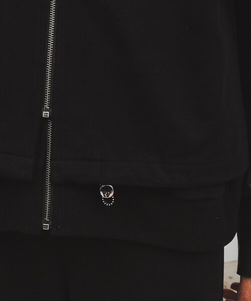tk.TAKEO KIKUCHI（ティーケータケオキクチ）の「◆K’PJT by Aoi FANCY LAYERED ZIP PARKA（パーカー・メンズ・ブラック/ブラック系・88）」の12枚目の写真