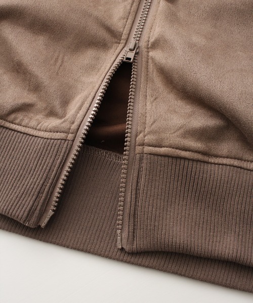 SpRay（スプレイ）の「スエードポンチクロップドトラックジャケット