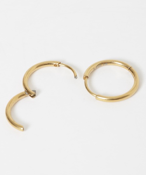 SMELLY（スメリー）の「ステンレスミニフープピアス（ピアス（両耳用）・レディース・ゴールド/シルバー・-）」の18枚目の写真