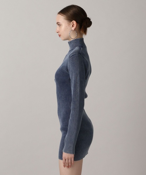 FOREVER 21(フォーエバー トゥエンティーワン)の「【2024FW】ヴィンテージ風ニットミニワンピース(ワンピース・レディース・ネイビー/グレー・SMALL/MEDIUM)」の11枚目の写真