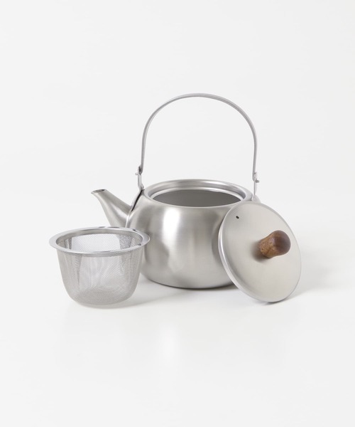 URBAN RESEARCH DOORS（アーバンリサーチドアーズ）の「ナガオ　ステンレスつる付き急須 500ml（キッチンツール・レディース・シルバー・-）」の7枚目の写真