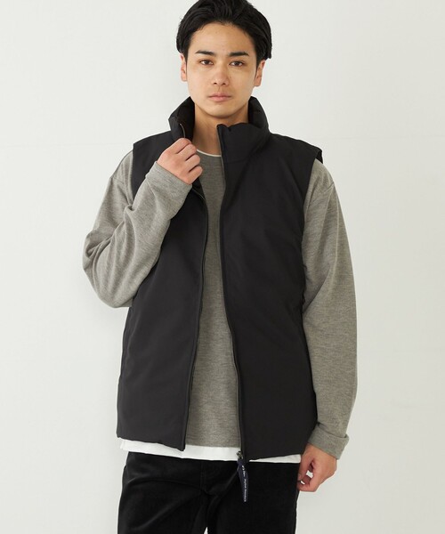 SHIPS Colors（シップス カラーズ）の「SHIPS Colors:〈撥水・防風〉SUGENRO(R) 中綿 ベスト（ベスト・メンズ・ダークグレー/ブラック・MEDIUM/LARGE/X-LARGE）」の12枚目の写真