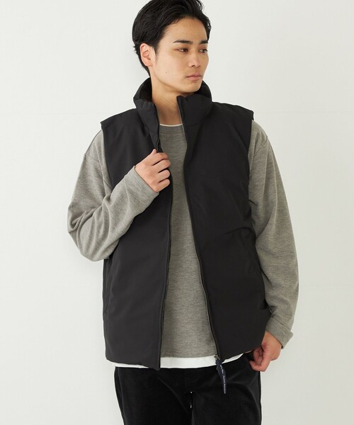 SHIPS Colors（シップス カラーズ）の「SHIPS Colors:〈撥水・防風〉SUGENRO(R) 中綿 ベスト（ベスト・メンズ・ダークグレー/ブラック・MEDIUM/LARGE/X-LARGE）」の13枚目の写真