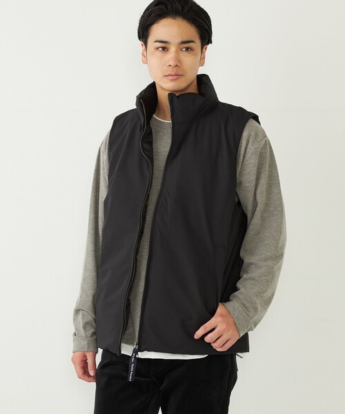 SHIPS Colors（シップス カラーズ）の「SHIPS Colors:〈撥水・防風〉SUGENRO(R) 中綿 ベスト（ベスト・メンズ・ダークグレー/ブラック・MEDIUM/LARGE/X-LARGE）」の14枚目の写真