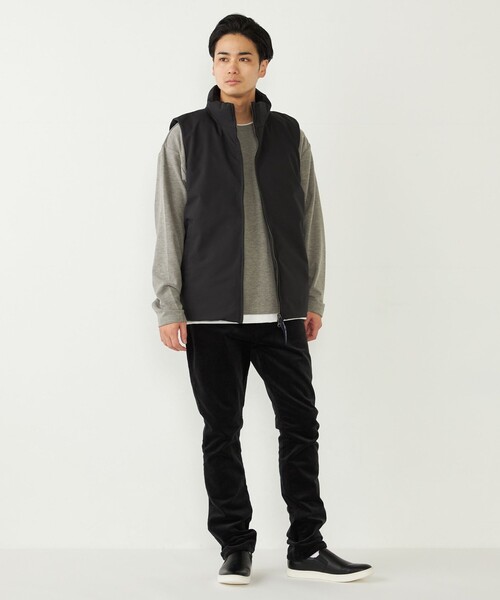 SHIPS Colors（シップス カラーズ）の「SHIPS Colors:〈撥水・防風〉SUGENRO(R) 中綿 ベスト（ベスト・メンズ・ダークグレー/ブラック・MEDIUM/LARGE/X-LARGE）」の16枚目の写真